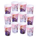 Kit 12 Copos Frozen 320 ml Para Lembrancinhas De Aniversário Colecionável Reutilizável Resistente