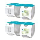 Kit 12 Copos Nadir Amazon em Vidro Transparente 190ml
