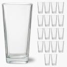 Kit 12 Copos Vidro Transparente Venice 260ml Agua Suco Drink Kit 12 Copos Vidro Transparente Venice 260ml Agua Suco Drink