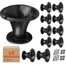 Kit 12 Corneta LC 14-50 Trio Profissional Som Com Parafusos