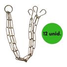 Kit 12 Correntes Tripla 54cm Para Vasos Suspensos De Plantas E Flores