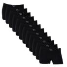 Kit 12 Cueca Boxer Infantil Lisa Menino Seamless Poliéster