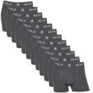 Kit 12 Cueca Boxer Masculino Polo Wear Microfibra Sem Costura