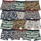 Kit 12 Cuecas Boxer Fristyle Em Microfibra Estampada Adulto Kit 12 Cuecas Boxer Fristyle Em Microfibra Estampada Adulto