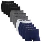 Kit 12 Cuecas Boxer Original Reebok Classic Microfibra Masculina Adulto Extremamente Confortável