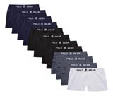 Kit 12 Cuecas Infantil Menino Boxer Microfibra Polo Wear