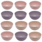 Kit 12 Cumbucas Bowl de Bambu Ecológico Sortido Sobremesa Cereais Frutas Petiscos Kit 12 Cumbucas Bowl de Bambu Ecológico Sortido Sobremesa Cereais Frutas Petiscos