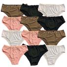 Kit 12 De Calcinha Calçola Fristyle Em Microfibra Lisa Feminino Adulto Atacado