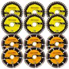 Kit 12 Disco Serra Circular 115mm/100mm Mármore Concreto
