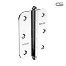 Kit 12 Dobradiças Para Porta S/anel 3x2.1/2 Redondo Soprano