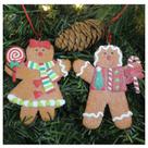 Kit 12 Enfeites Pendente Para árvore De Natal Biscoito Ginger 11cm Kit 12 Enfeites Pendente Para árvore De Natal Biscoito Ginger 11cm