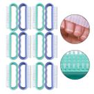 Kit 12 Escovinha Unha Manicure Pedicure Higiene Limpeza Pés Unhas Calcanhar Podologia SPA dos Pes