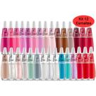 Kit 12 Esmaltes Coleção A Sua Moda Atacado Manicure Impala