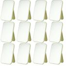 Kit 12 Espelho De Mesa Maquiagem Dobrável Portátil Facial Camarim Cor:Verde