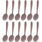 Kit 12 Espumadeiras Cozinha Fritura Arroz Escumadeira de Nylon Kitch Crippa Amêndoa