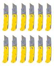 Kit 12 Estilete Profissional Gesseiro Drywall Dobrável Bolso