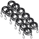 Kit 12 Extensor Corda Elástico 2,0M Gancho de Ferro Amarrar Carga Bagageiro Moto Lona Camping