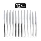 Kit 12 faca de churrasco inox acabamento brilho Kit 12 faca de churrasco inox acabamento brilho