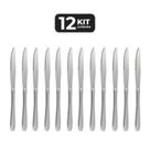 Kit 12 faca de mesa inox acabamento brilho Kit 12 faca de mesa inox acabamento brilho