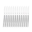 Kit 12 Facas de Mesa Churrasco Hercules Mykonos Aço Inox 4000-040