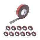 Kit 12 Fita Dupla Face 3m Automotiva 12mm X 3 Mts