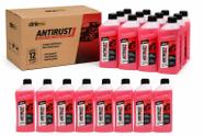 Kit 12 Fluido para Radiador Rosa Concentrado 1L Anti Rust Long Life Anticorrosivo