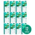 Kit 12 Folhas Prontas Facial Depilação Cera Depilflax Aloe Vera 288un Kit 12 Folhas Prontas Facial Depilação Cera Depilflax Aloe Vera 288un