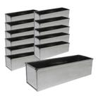 Kit 12 Formas Para Bolo Slice Cake Pão de Forma Aluminio Caparroz