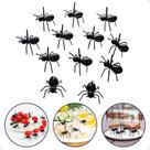 Kit 12 Formiga Decorativas Enfeite Decoração Espeto Petisco