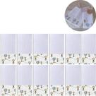 Kit 12 Fraldas de Boca Bebê Tricoline 100% Algodão com Saquinho Presenteável Ceci Petit Home