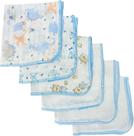 Kit 12 Fraldinhas De Boca - 30x30cm - Paninho De Boca Menino