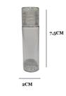 Kit 12 Frascos Pvc Transparente 15 Ml c/ Tampa Flip Top Transparente