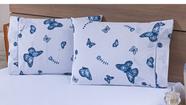 Kit 12 Fronhas Avulsas 80x60cm Percal 100% Algodão 180 Fios Estampado Borboletas Azul Kit 12 Fronhas Avulsas 80x60cm Percal 100% Algodão 180 Fios Estampado Borboletas Azul