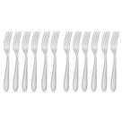 Kit 12 Garfo De Mesa Lamina Aco Inox 20cm