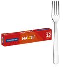 Kit 12 Garfos para Sobremesa Tramontina Malibu em Aço Inox 23735000X12 Kit 12 Garfos para Sobremesa Tramontina Malibu em Aço Inox 23735000X12