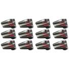 Kit 12 Garras Para Bumbo Metal com Base Borracha 12.2