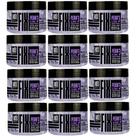 Kit 12 Gel Fixador Capilar Profissional Efeito Pedra Alta Fixação E Resistencia Yama 300g