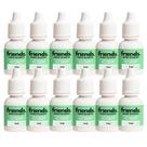 Kit 12 Gotas Secante de Esmalte de Unha com Disiloxane Secador Rápido 7ml Friends