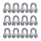 Kit 12 Grampos Clips 1/8 - Reforçado Aço Galvanizado