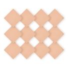 Kit 12 Guardanapo Liso Marfim Poli-Algodão 45X45Cm Rafimex