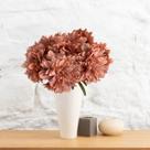 Kit 12 hastes Flor de Dalia Flores Artificiais preço de Atacado p/ painel de flores e decoração - DE2721