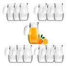 Kit 12 Jarra Vidro Para Suco Água Vitamina Restaurante Bar Kit 12 Jarra Vidro Para Suco Água Vitamina Restaurante Bar