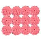 Kit 12 Jogo Americano Floral De Plástico Coral 32Cm Rafimex