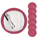 Kit 12 Jogo Americano Redondo Mesa Posta Sousplat Supla Cozinha 38 cm