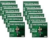 Kit 12 jogos encordoamento cavaco são gonçalo níquel com bolinha tensão média extra cordas e palhetas Kit 12 jogos encordoamento cavaco são gonçalo níquel com bolinha tensão média extra cordas e palhetas