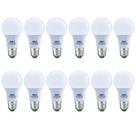 Kit 12 Lampadas Led Bulbo A60 9,5W 6500K Branco Frio 806 Lumens E27 Bivolt OZLI G10635-C