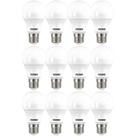 Kit 12 Lâmpadas Led Bulbo Tkl 9w Taschibra E27 Bivolt 6500k Frio
