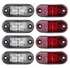 Kit 12 Lanternas Led 12/24v Vigia Teto Van Bau Caminhão Klx