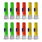 Kit 12 Lanternas Pequenas Chaveiro Led Lembrancinha Colorido Kit 12 Lanternas Pequenas Chaveiro Led Lembrancinha Colorido