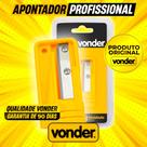 Kit 12 Lápis Marceneiro Profissional Carpinteiro Pedreiro Drywall Construção Civil+ Apontador Vonder